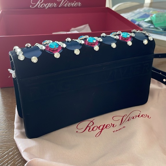 NWT Roger Vivier Choc Disco Mini Bag - brand new, never used - $3500 retail! - Picture 2 of 16